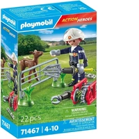 Playmobil Action Heroes - Firefighters Animal Rescue