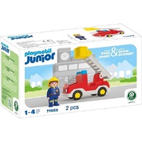 Playmobil JUNIOR - Ladder Unit Fire Truck