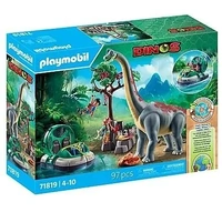 Playmobil Dinos - Brachiosaurus with Hovercraft
