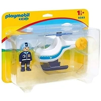 Playmobil 1.2.3 - Police Helicopter
