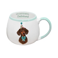 Painted Pet Mugs by Splosh - Dachshund