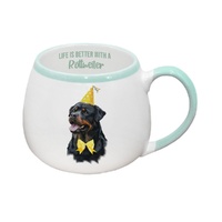 Painted Pet Mugs by Splosh - Rottweiler