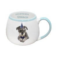 Painted Pet Mugs by Splosh - Schnauzer