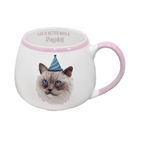 Painted Pet Mugs by Splosh - Ragdoll
