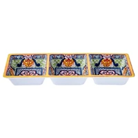 Prepara - 3 Section Taco Tray Yellow