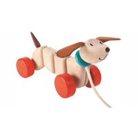 PlanToys Push & Pull - Happy Puppy