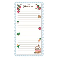 Pusheen Farmers Market - Magnetic Shopping List Pad