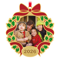 2026 Hallmark Keepsake Ornament - Our Family Christmas Photo Frame Metal