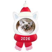2026 Hallmark Keepsake Ornament - Snow Cat Photo Frame