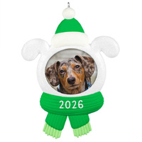 2026 Hallmark Keepsake Ornament - Snow Dog Photo Frame