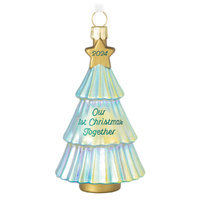 2024 Hallmark Keepsake Ornament - Our First Christmas Together Glass
