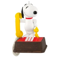 2025 Hallmark Keepsake Ornament - Peanuts 75th Anniversary Hello, Snoopy! with Sound