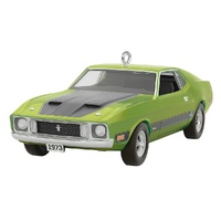 2023 Hallmark Keepsake Ornament - Classic American Cars 1973 Ford Mustang Mach 1 Metal