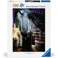 Ravensburger Puzzle 500pc - Black Cat and Raven