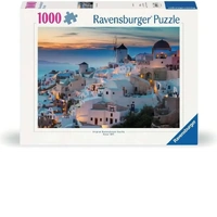 Ravensburger Puzzle 1000pc - Evening in Santorini Cinque Terre