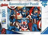 Ravensburger Puzzle 100pc XXL - Marvel The First Avenger