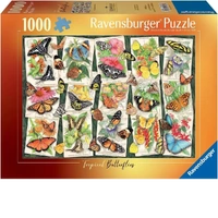 Ravensburger Puzzle 1000pc - Tropical Butterflies