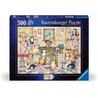 Ravensburger Puzzle 500pc - Crazy Cats Tabby & Co.