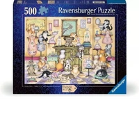 Ravensburger Puzzle 500pc - Crazy Cats Tabby & Co.