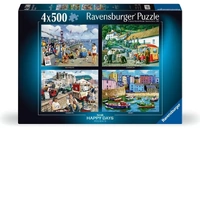 Ravensburger Puzzle 4x500pc - Happy Days No.8 Holidays
