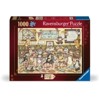 Ravensburger Puzzle 1000pc - Crazy Cats at the Wi