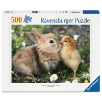Ravensburger Puzzle 500pc - Rabbit and Chick