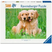 Ravensburger Puzzle 500pc - The Golden Retriever Brothers