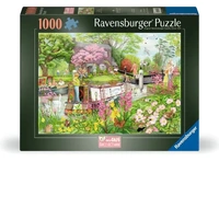 Ravensburger Puzzle 1000pc - Cozy Café No. 4: River Café