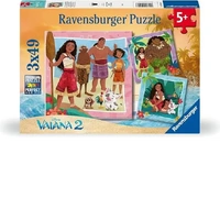 Ravensburger Puzzle 3x49pc - Disney Moana 2 On to New Adventures