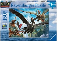 Ravensburger Puzzle 150pc XXL - How To Train Your Dragon Dragons & Heroes