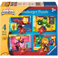 Ravensburger Puzzle 12, 16, 20, 24pc - Iron Man & His Awesome Friends