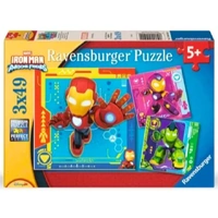 Ravensburger Puzzle 3x49pc - Iron Man & His Awesome Friends