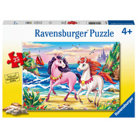 Ravensburger Puzzle 35pc - Beach Unicorns
