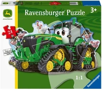 Ravensburger Puzzle 24pc - John Deere Tractor Shaped Floor Puzzle