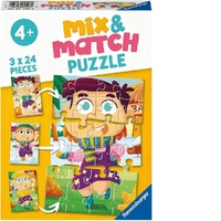 Ravensburger Puzzle 3 x 24pc - Fashion Mix & Match