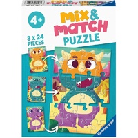 Ravensburger Puzzle 3 x 24pc - Cute Dinos Mix & Match