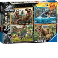 Ravensburger Puzzle 4x100pc - Welcome to Jurassic World Bumper Pack