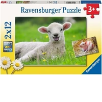 Ravensburger Puzzle 2x12pc - Farm Animals