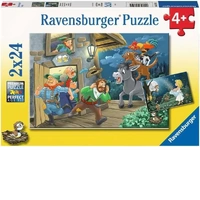 Ravensburger Puzzle 2x24pc - Fairytales