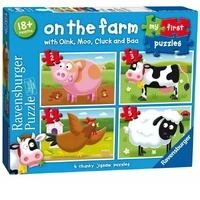 Ravensburger My First Puzzle 2, 3, 4, 5pc - On the Farm