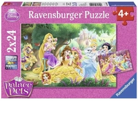 Ravensburger Puzzle 2 x 24pc - Disney Palace Pets - Best Friends of The Princess
