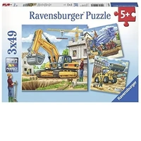 Ravensburger Puzzle 3 x 49pc - Construction Vehicle