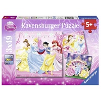 Ravensburger Puzzle 3 x 49pc - Disney Princess - Snow White