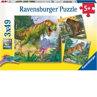 Ravensburger Puzzle 3 x 49pc - Primeval Ruler