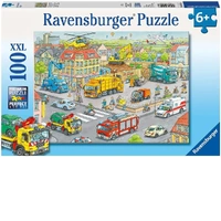 Ravensburger Puzzle 100pc XXL - Vehicles in the City