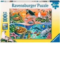 Ravensburger Puzzle 100pc XXL - Beautiful Ocean