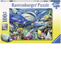 Ravensburger Puzzle 100pc XXL - Reef of the Sharks