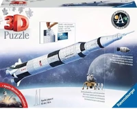 Ravensburger Puzzle 440pc 3D - Apollo Saturn V Rocket
