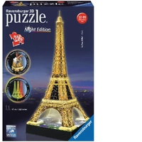 Ravensburger 3D Puzzle 216pc - Eiffel Tower At Night