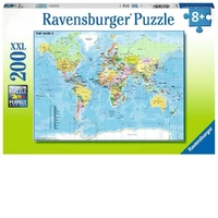 Ravensburger Puzzle 200pc XXL - Map of the World